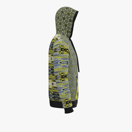 Merino Zip Up Hoodie - Yellow