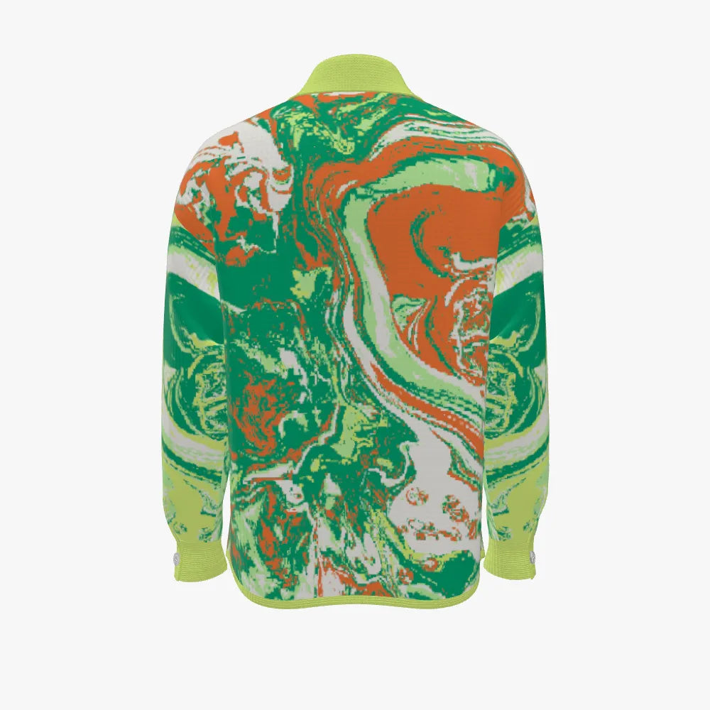 Unisex Marble Shacket
