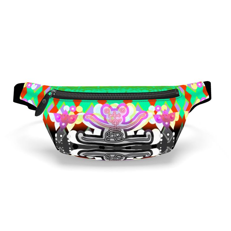 NEON Logo Leather Fanny Pack
