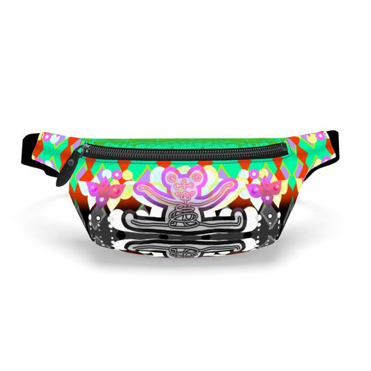 NEON Logo Leather Fanny Pack