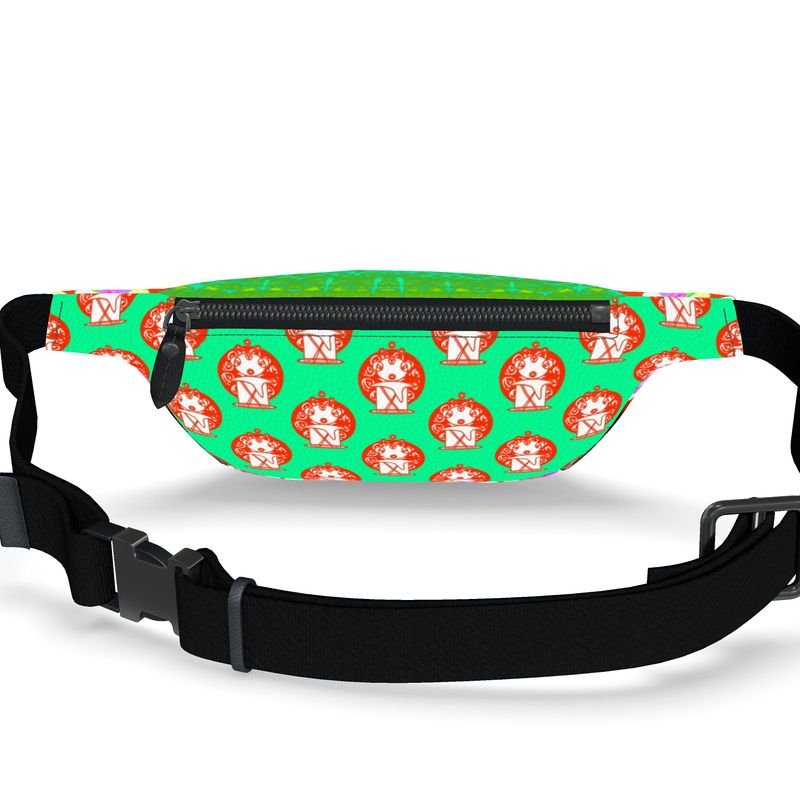 NEON Logo Leather Fanny Pack