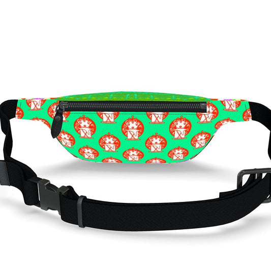 NEON Logo Leather Fanny Pack