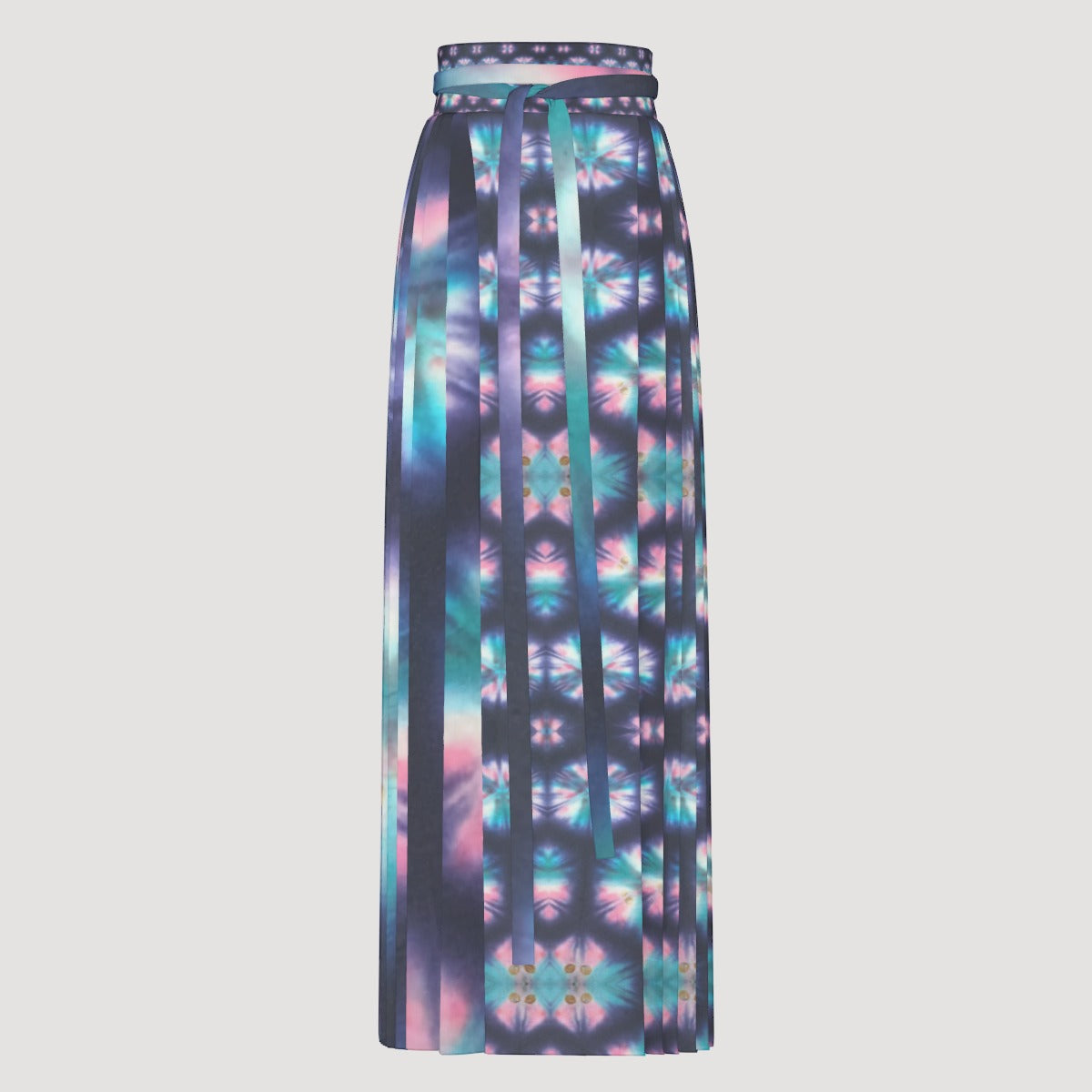 Shibori Women's  Traditional Chinese Pleated Skirt