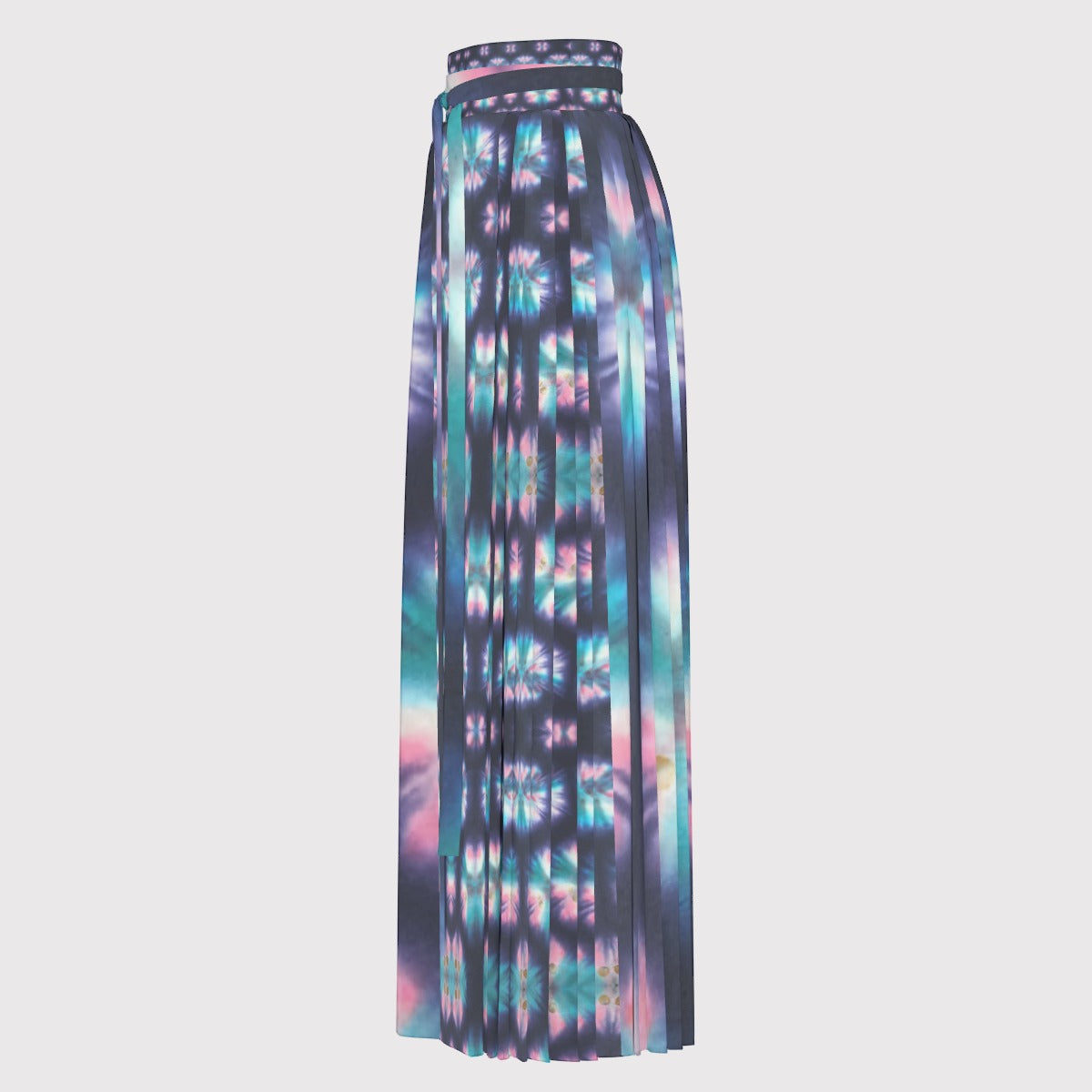 Shibori Women's  Traditional Chinese Pleated Skirt