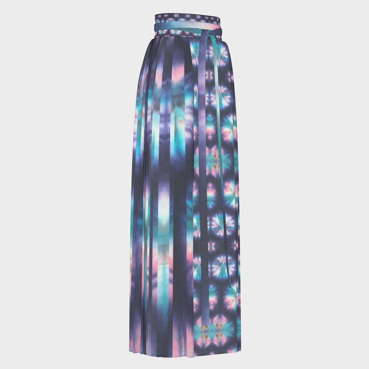 Shibori Women's  Traditional Chinese Pleated Skirt