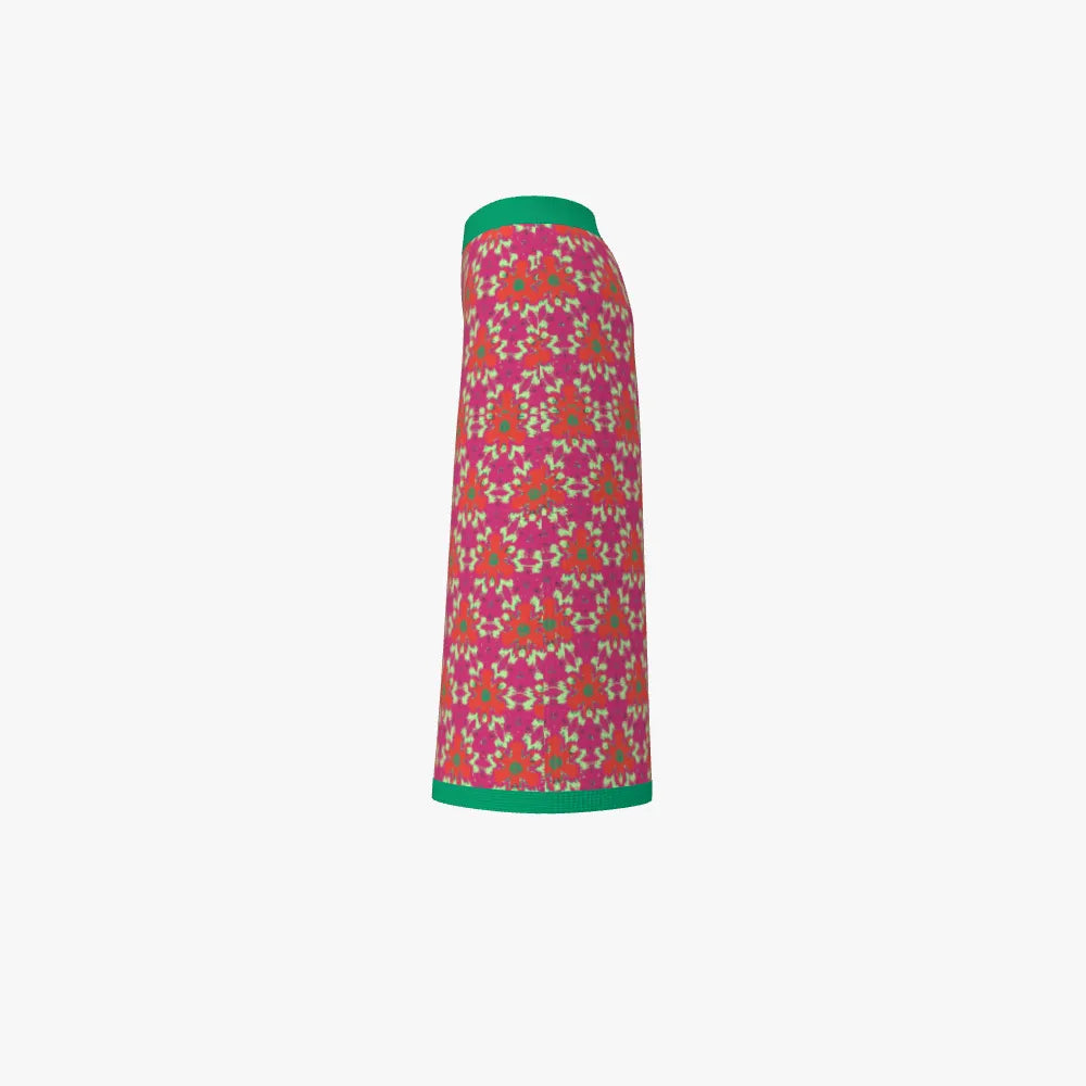 Red and Green Women's Culottes
