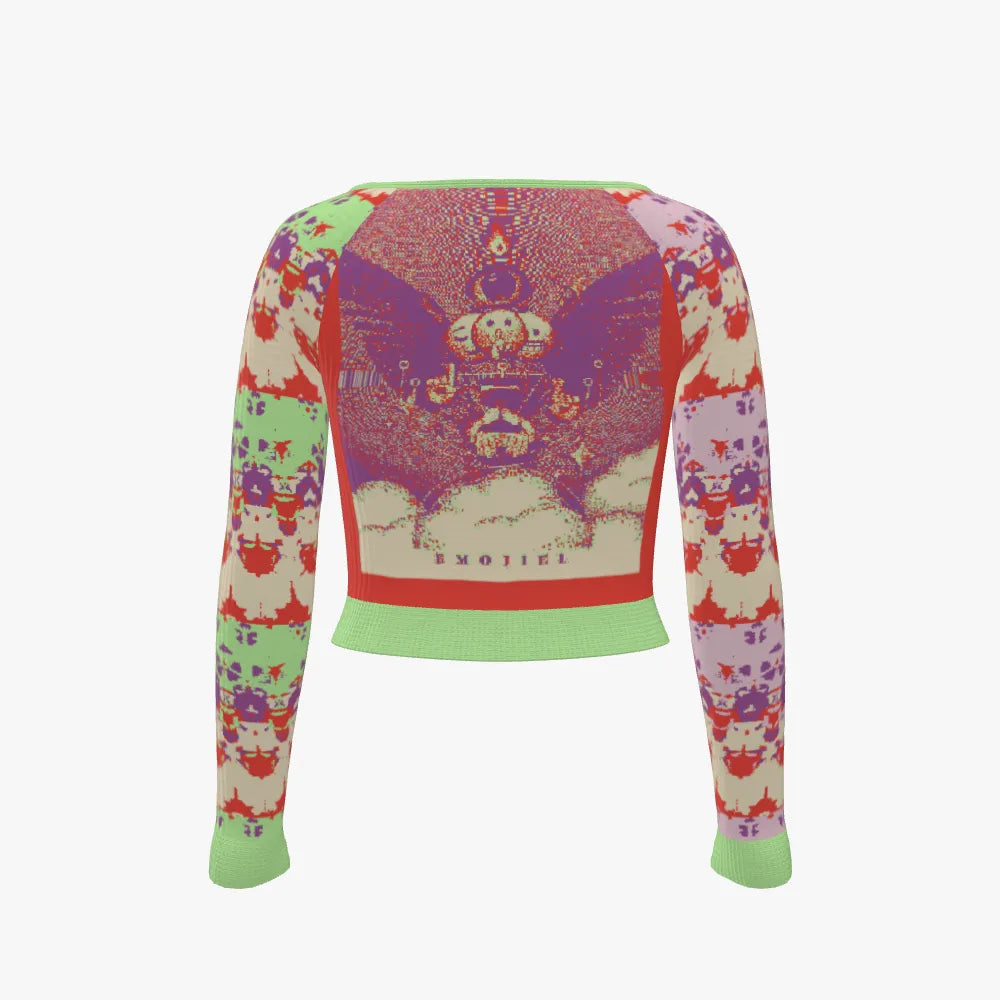 Emoji Sweetheart Neckline Top