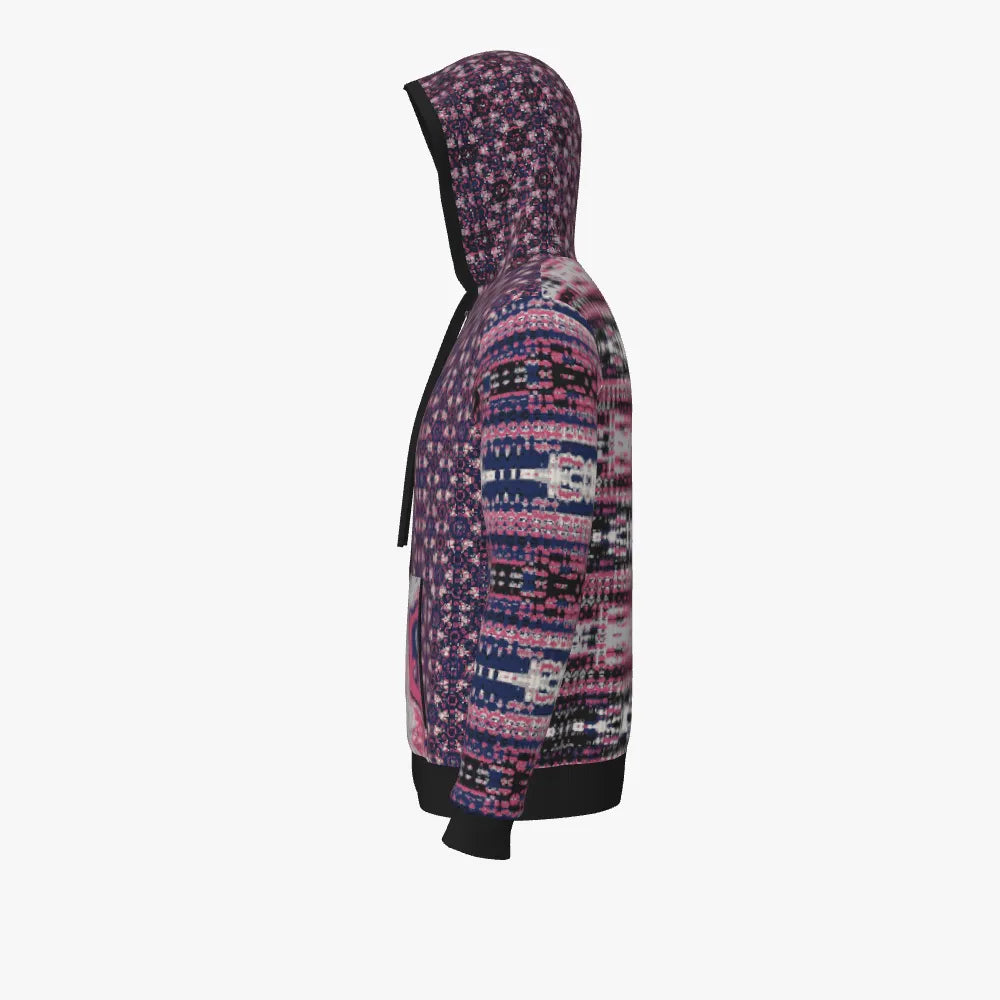 Merino Zip Up Hoodie - Navy