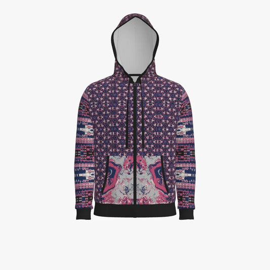 Merino Zip Up Hoodie - Navy