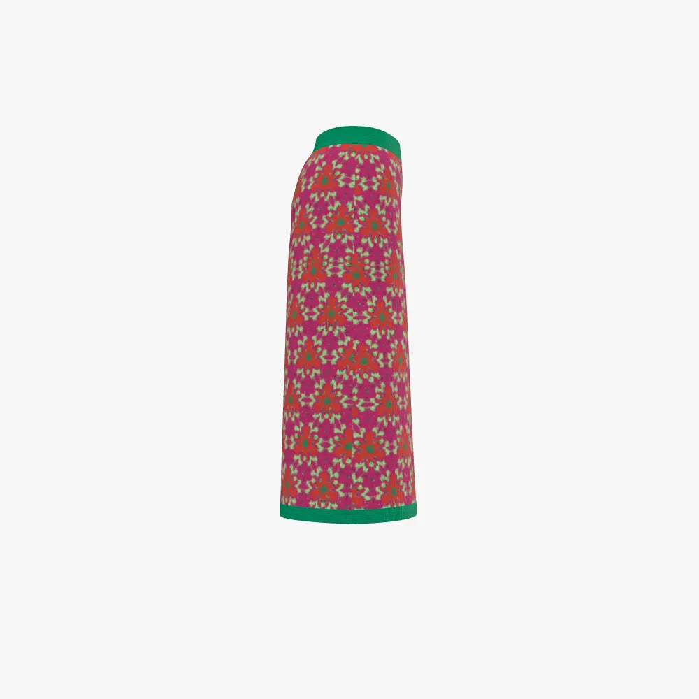 Red and Green Women's Culottes